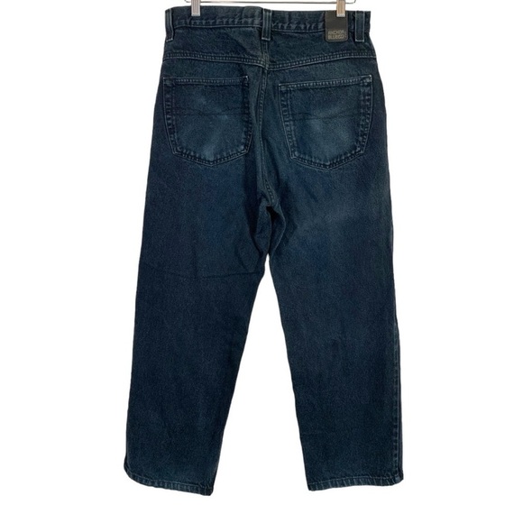 Vintage Anchor Blue Y2k Big Baggy Wide Leg Jeans Size 33 - Picture 2 of 9